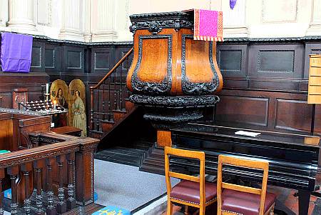 St Mary Le Strand - The Pulpit